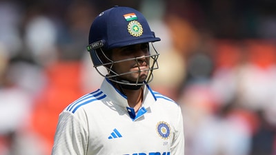 Shubman Gill's overseas Test record as a batter has not been up to the mark yet. (AP) Shubman Gill's overseas Test record as a batter has not been up to the mark yet. (AP)
