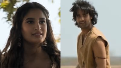 Rasha Thadani and Aaman Devgan Rasha Thadani and Aaman Devgan