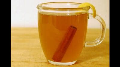 The hot toddy essentially comprised a spirit, hot water, spices, sometimes citrus, and a sweetener, often honey. (Wikimedia) The hot toddy essentially comprised a spirit, hot water, spices, sometimes citrus, and a sweetener, often honey. (Wikimedia)