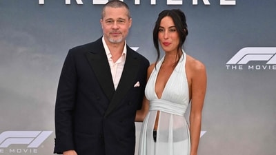 Body language expert Judi James says Brad’s recent fashion choices could be a clue that he’s unsure of himself in the relationship. (AFP) Body language expert Judi James says Brad’s recent fashion choices could be a clue that he’s unsure of himself in the relationship. (AFP)
