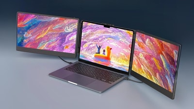 Level up your laptop multitasking with screen extenders. Level up your laptop multitasking with screen extenders.