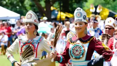 Women participate in a Lumbee homecoming event in 2019. (The Fayetteville Observer) Women participate in a Lumbee homecoming event in 2019. (The Fayetteville Observer)