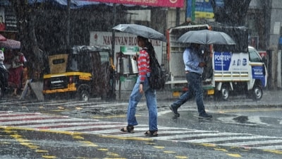 The overflowing of Mumbai's Powai Lake comes amid ongoing monsoon showers across Mumbai and other parts of Maharashtra. (Praful Gangurde/HT Photo)