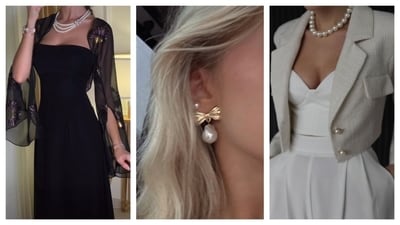 From drop earrings to layered statement pearl chokers, pearl accessories today suit every occasion; from casual to classy. (PC: Pinterest) From drop earrings to layered statement pearl chokers, pearl accessories today suit every occasion; from casual to classy. (PC: Pinterest)