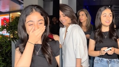Neetu Kapoor, Riddhima Kapoor Sahni and Samara Sahni stepped out together on Tuesday night. Neetu Kapoor, Riddhima Kapoor Sahni and Samara Sahni stepped out together on Tuesday night.