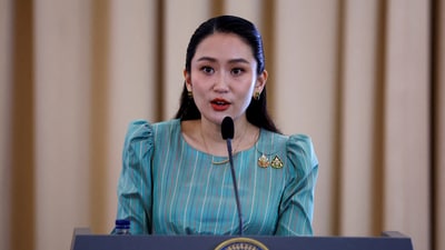 Paetongtarn, 38, came to power in August 2024 at the head of an awkward coalition between Pheu Thai and a group of conservative, pro-military parties whose members have spent much of the last 20 years battling against her father, former prime minister Thaksin Shinawatra. (REUTERS)