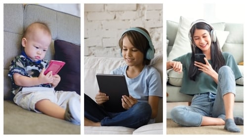 Nowadays, children are addicted to screens across all ages, right from toddlers to teenagers. (Shutterstock) Nowadays, children are addicted to screens across all ages, right from toddlers to teenagers. (Shutterstock)
