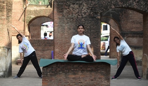 Build habits slowly and be consistent. Exercise at least thrice a week for 30 minutes, do yoga. But if you do get lazy, call it a day with pranayama and meditation (Deepak Gupta / HT Photo) Build habits slowly and be consistent. Exercise at least thrice a week for 30 minutes, do yoga. But if you do get lazy, call it a day with pranayama and meditation (Deepak Gupta / HT Photo)
