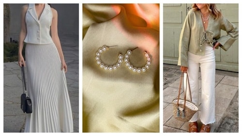 Keep it light and breezy with pearl hoops. (PC: Pinterest) Keep it light and breezy with pearl hoops. (PC: Pinterest)