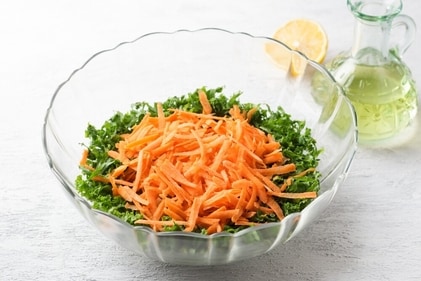 Carrots and kale are beneficial for good eye health. (Shutterstock) Carrots and kale are beneficial for good eye health. (Shutterstock)