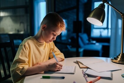 Make sure the child's study space is well-lit. (Shutterstock) Make sure the child's study space is well-lit. (Shutterstock)