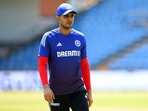 India captain Shubman Gill during a practice session