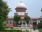 A view of the Supreme Court building in New Delhi. A view of the Supreme Court building in New Delhi.