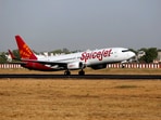 The SpiceJet flight returned to Hyderabad as a precautionary measure