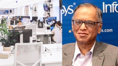 The reactions on the internet took a different turn, poking fun at Narayana Murthy's earlier controversial remarks. (File) The reactions on the internet took a different turn, poking fun at Narayana Murthy's earlier controversial remarks. (File)