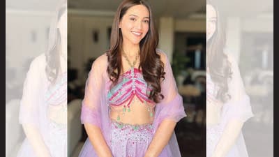 Bali starred in the 2019 show, Bard of Blood, and in the Imtiaz Ali film Amar Singh Chamkila (2024). (INSTAGRAM/@SAHIBABALI) Bali starred in the 2019 show, Bard of Blood, and in the Imtiaz Ali film Amar Singh Chamkila (2024). (INSTAGRAM/@SAHIBABALI)