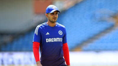 India captain Shubman Gill during a practice session (Action Images via Reuters)