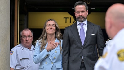 Karen Read leaves the courthouse after she was found not guilty of second-degree murder on Wednesday, June 18, 2025, in Dedham, Mass. (AP) Karen Read leaves the courthouse after she was found not guilty of second-degree murder on Wednesday, June 18, 2025, in Dedham, Mass. (AP)
