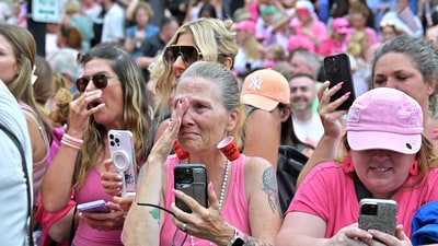 Karen Read suppporters react after she was found not guilty of second-degree murder on Wednesday, June 18, 2025, in Dedham, Mass. (AP) Karen Read suppporters react after she was found not guilty of second-degree murder on Wednesday, June 18, 2025, in Dedham, Mass. (AP)