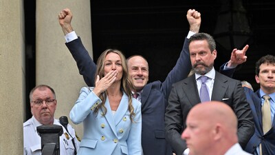 Karen Read leaves the courthouse after she was found not guilty of second-degree murder on Wednesday, June 18, 2025, in Dedham, Mass. (AP) Karen Read leaves the courthouse after she was found not guilty of second-degree murder on Wednesday, June 18, 2025, in Dedham, Mass. (AP)