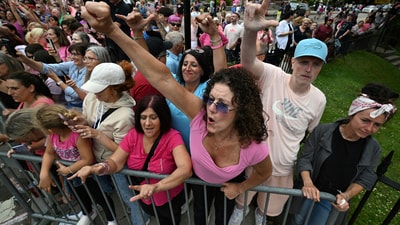 Karen Read supporters react as she leaves the courthouse after she was found not guilty of second-degree murder on Wednesday, June 18, 2025, in Dedham, Mass (AP) Karen Read supporters react as she leaves the courthouse after she was found not guilty of second-degree murder on Wednesday, June 18, 2025, in Dedham, Mass (AP)