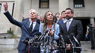 Karen Read speaks after she was found not guilty of second-degree murder on Wednesday, June 18, 2025, in Dedham, Mass. (AP) Karen Read speaks after she was found not guilty of second-degree murder on Wednesday, June 18, 2025, in Dedham, Mass. (AP)