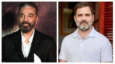 Kamal Haasan wished Rahul Gandhi on his 55th birthday on June 19. Kamal Haasan wished Rahul Gandhi on his 55th birthday on June 19.