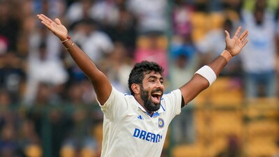 Jasprit Bumrah appeals for a dismissal during a series against New Zealand. (PTI)