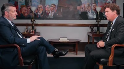 Tucker Carlson and Senator Ted Cruz clashed over biblical support for Israel during a heated interview. (@TuckerCarlson/X) Tucker Carlson and Senator Ted Cruz clashed over biblical support for Israel during a heated interview. (@TuckerCarlson/X)
