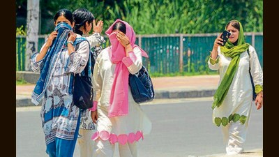 Srinagar recorded the third highest June temperature recorded in history and second highest since June 2005. (PTI) Srinagar recorded the third highest June temperature recorded in history and second highest since June 2005. (PTI)