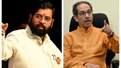 Both Uddhav and Shinde held separate rallies to mark the Shiv Sena’s foundation day, which was established by Uddhav’s father Bal Thackeray in 1966. Both Uddhav and Shinde held separate rallies to mark the Shiv Sena’s foundation day, which was established by Uddhav’s father Bal Thackeray in 1966.