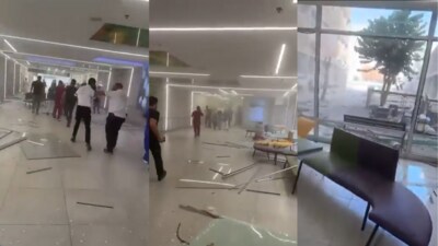 The Iranian regime targeted Soroka Hospital in Israel's Beersheba (X/@Israel) The Iranian regime targeted Soroka Hospital in Israel's Beersheba (X/@Israel)