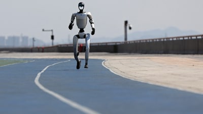 Unitree, a robotics startup from Hangzhou, has made its training data, algorithms and hardware designs available for free, which may help it to shape global standards. (REUTERS) Unitree, a robotics startup from Hangzhou, has made its training data, algorithms and hardware designs available for free, which may help it to shape global standards. (REUTERS)
