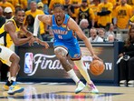 Oklahoma City Thunder forward Jalen Williams (8) is a favorite to win the NBA Finals MVP