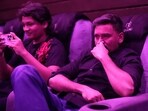 Linga looked excited as he watched Kuberaa with his dad Dhanush. 