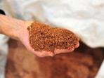 Rare earth ore waiting to be processed.