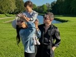 Priyanka Chopra and Nick Jonas with their daughter Malti Marie. Priyanka Chopra and Nick Jonas with their daughter Malti Marie.
