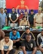 The accused in police custody. (HT Photo)