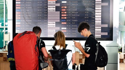 A Delhi to Bali flight turned back mid-air on Wednesday due to a volcanic eruption. A Delhi to Bali flight turned back mid-air on Wednesday due to a volcanic eruption.