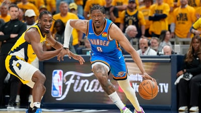 Oklahoma City Thunder forward Jalen Williams (8) is a favorite to win the NBA Finals MVP (IMAGN IMAGES via Reuters Connect)