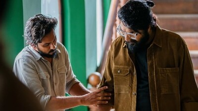 File photo from the set of Mammootty's Bazooka that was released this year. File photo from the set of Mammootty's Bazooka that was released this year.