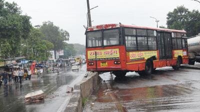 Between April 2022 and June 10, 2025, 385 road accidents took place involving PMPML buses with 237 caused by buses operated by private contractors. (HT FILE) Between April 2022 and June 10, 2025, 385 road accidents took place involving PMPML buses with 237 caused by buses operated by private contractors. (HT FILE)