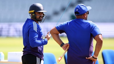 India's Karun Nair during practice. (Action Images via Reuters)