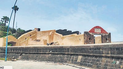 Concerned citizens alleged that the renovation work being carried out at the Bandra Fort is turning out to be detrimental to its structural and historical integrity. Concerned citizens alleged that the renovation work being carried out at the Bandra Fort is turning out to be detrimental to its structural and historical integrity.