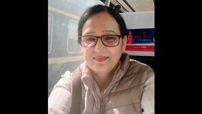 Congress leader Vidya Negi. (Aqil Khan/HT)