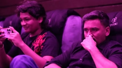 Linga looked excited as he watched Kuberaa with his dad Dhanush.