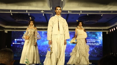 A fashion showcase by designer students