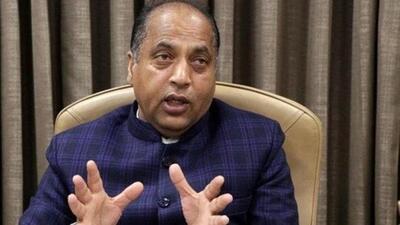Himachal Pradesh leader of opposition Jai Ram Thakur on Friday accused the Congress government in the state of betraying the youth following allegations of mass cheating in the recent police recruitment examination. (File photo) Himachal Pradesh leader of opposition Jai Ram Thakur on Friday accused the Congress government in the state of betraying the youth following allegations of mass cheating in the recent police recruitment examination. (File photo)
