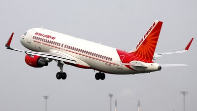 An Air India Airbus A320-200 aircraft takes off from the Sardar Vallabhbhai Patel International Airport in Ahmedabad. (REUTERS file)