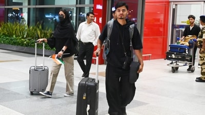 Those on board had earlier been moved from Tehran to safer locations. Additional flights may be arranged in the coming days for others wanting to return to India. (File) (Vipin Kumar/HT Photo)